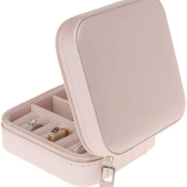 **NET**Portable Leather Travel Jewelry Box Jewelry Organizer / KC23-213 / 6920233814257