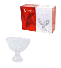 Set Of 6 Serving  Glass Bowl.