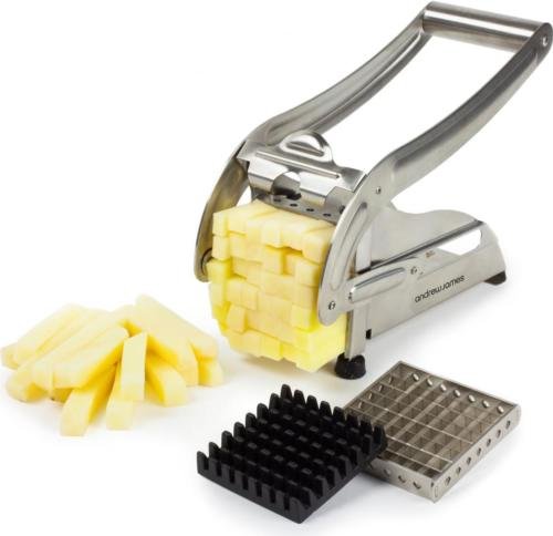 Stainless Steel Potato Chipper with 2 Blades Machine Maker Slicer / 6979838754543