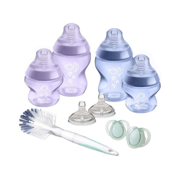 Tommee Tippee Closer To Nature Baby Bottle Lila Blue / 27393 - Karout Online -Karout Online Shopping In lebanon - Karout Express Delivery 