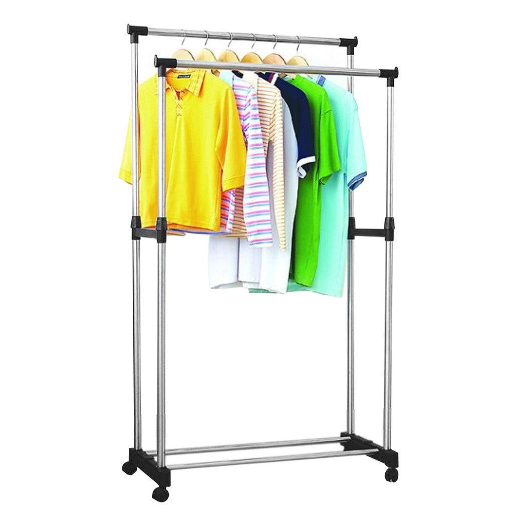 Double Pole Clothes-Rack - Karout Online -Karout Online Shopping In lebanon - Karout Express Delivery 
