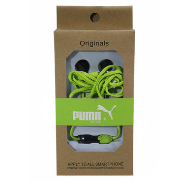 Puma Earphones Super Bass Green Phone Acce