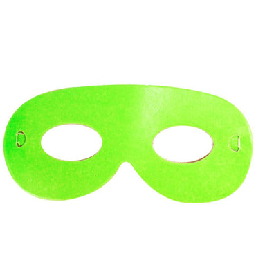 Birthday Colored Masks ( 10 Pcs) / I-35 Green Birthday & Party Supplies