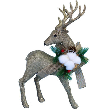 Glittery Christmas Foam Standing Gazelle.