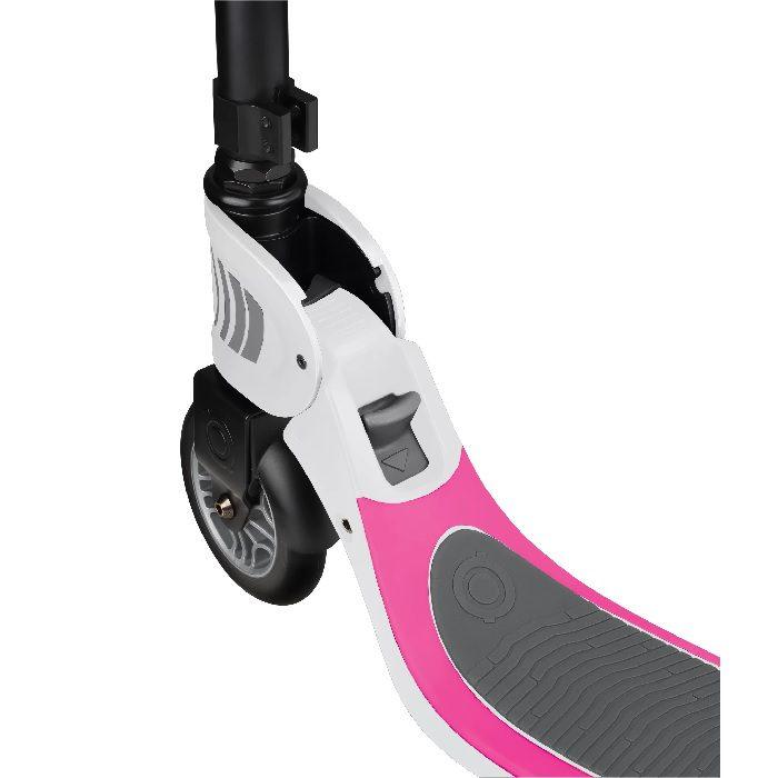 Globber Foldable Scooter Flow 125 White Pink - Karout Online -Karout Online Shopping In lebanon - Karout Express Delivery 