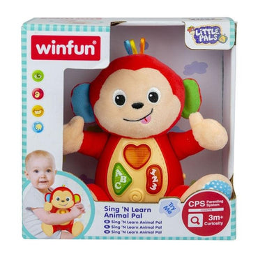 Win Fun Sing N Learn Animal Pal  Monkey - Karout Online -Karout Online Shopping In lebanon - Karout Express Delivery 