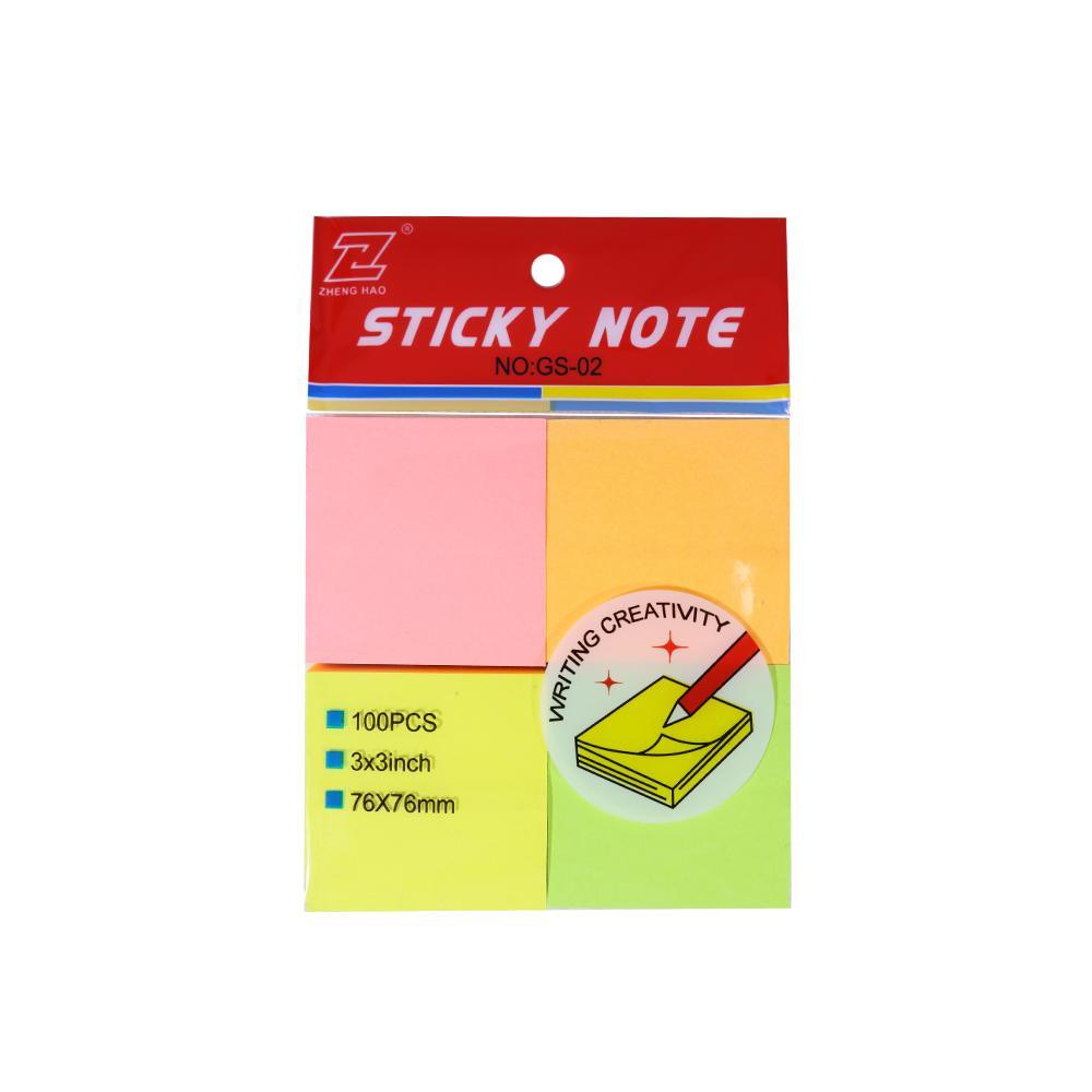 100 Pcs Sticky Note (1.9*1.9 mm). - Karout online shopping in lebanon