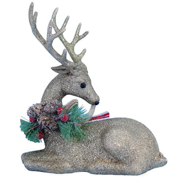 Glittery Christmas Foam Sitting Gazelle.