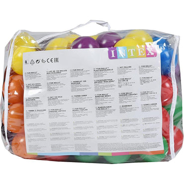 Intex Fun Balls  100 Pieces - Karout Online -Karout Online Shopping In lebanon - Karout Express Delivery 