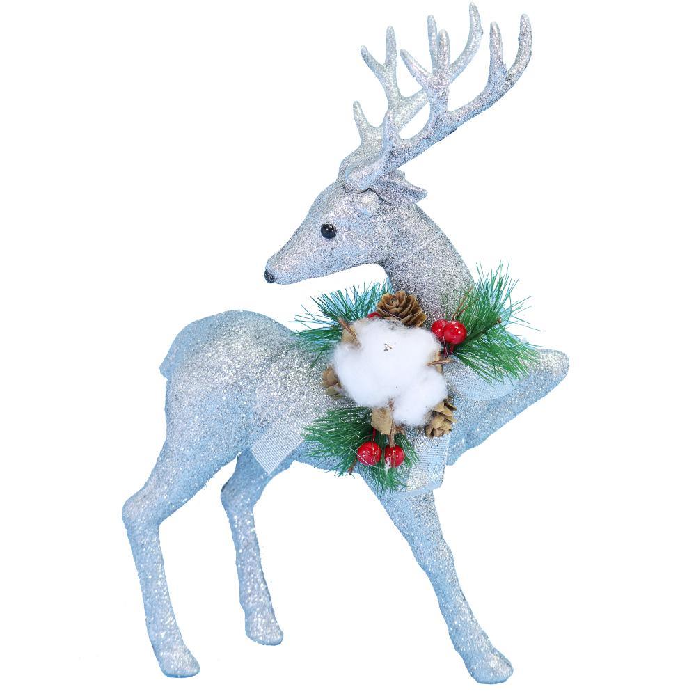 Glittery Christmas Foam Standing Gazelle.