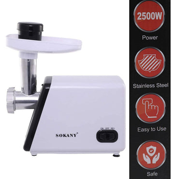 Sokany Meat Grinder 2500W - Karout Online -Karout Online Shopping In lebanon - Karout Express Delivery 