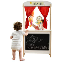 Showtime  Wooden Puppets With  Mini Store