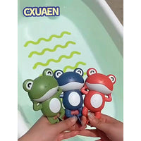 Baby Bath Toys Cute Swimming Floating Frog Animal clock machine For Boys and Girls /2320854940009