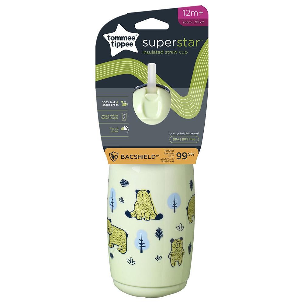 Tommee Tippee  Insulated Soft Straw Sippy Cup 266ml - Karout Online -Karout Online Shopping In lebanon - Karout Express Delivery 
