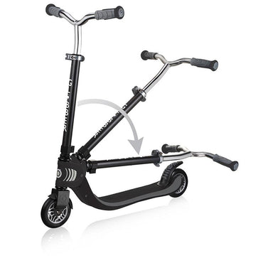 Globber Foldable Scooter Flow 125 Black - Karout Online -Karout Online Shopping In lebanon - Karout Express Delivery 