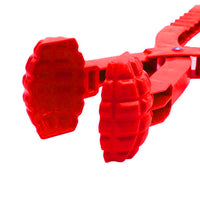 Grenade Shape Snowball Clip Maker Creative Snowballs for Kids Outdoor Snow Toys