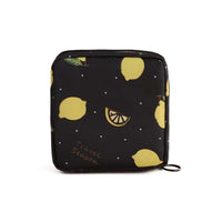 (net) Nylon Sanitary Napkin Storage Bags Sanitary Napkin Period Bag Zipper School Pouch for Teen Girls Women