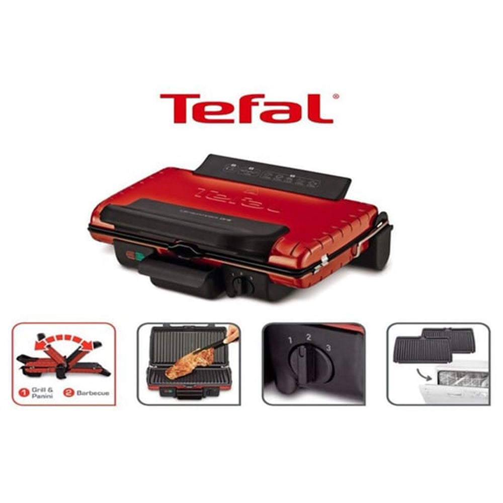 Tefal Ultracompact Grill Red - 1700W / GC302528