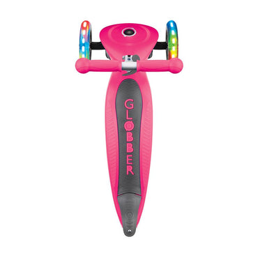 Globber Junior Foldable Scooter Lights Fuchsia - Karout Online -Karout Online Shopping In lebanon - Karout Express Delivery 