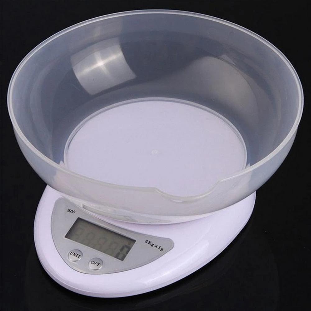 Electronic Digital Kitchen Scale With Bowl - Karout Online -Karout Online Shopping In lebanon - Karout Express Delivery 