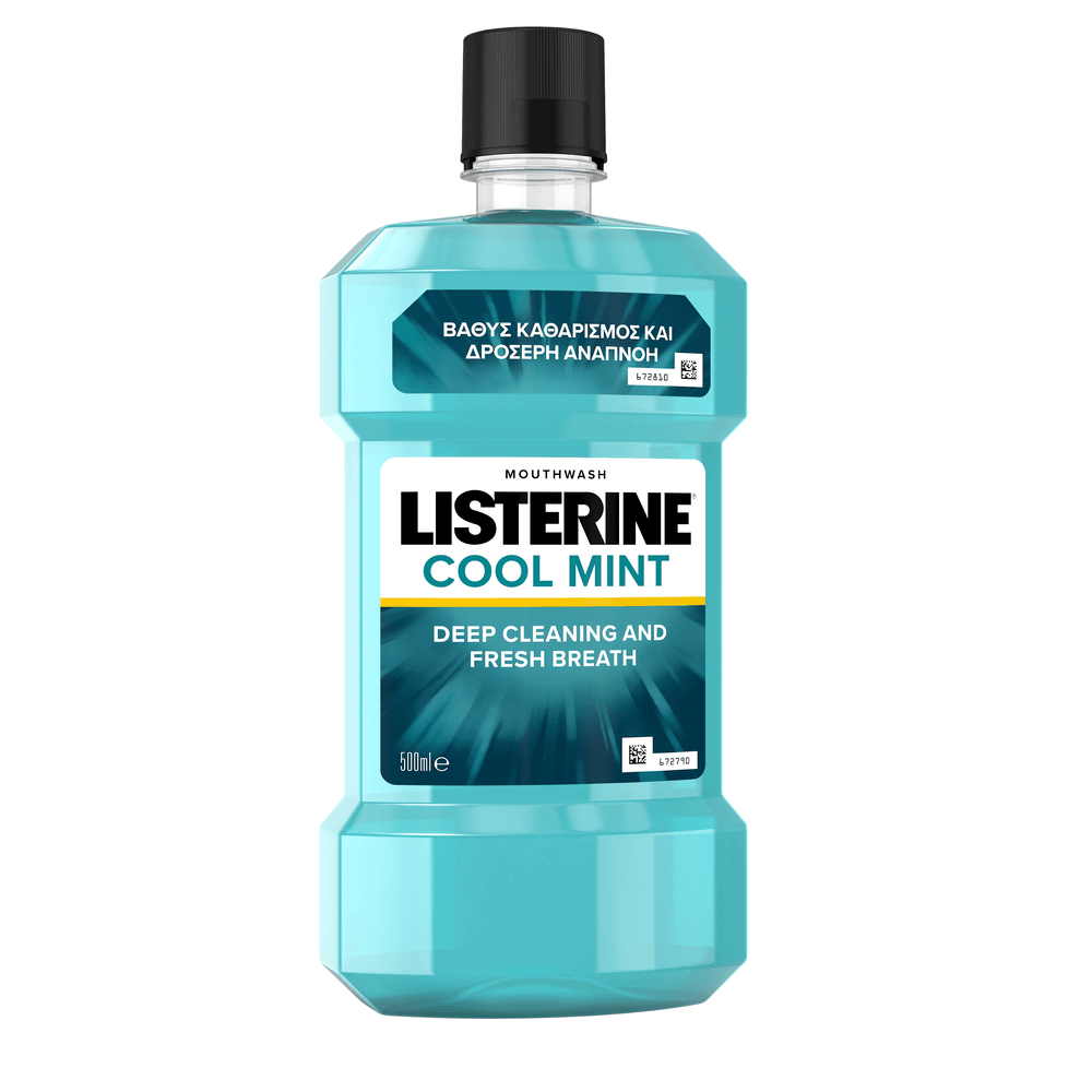 Listerine Cool Mint Mouthwash 500ml.