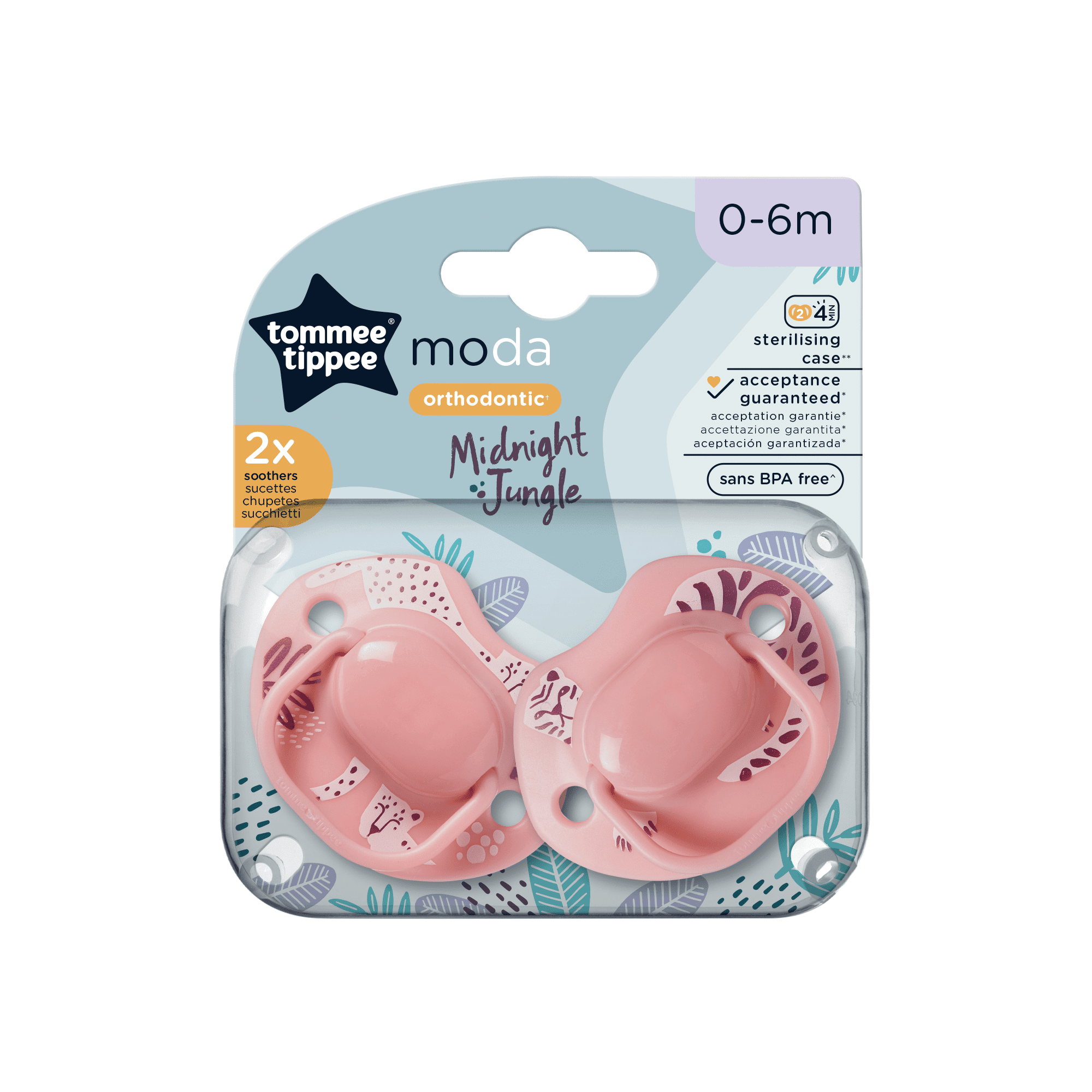 Tommee tippee online pink dummies