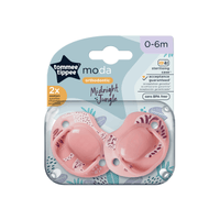 Tommee Tippee Moda Midnight Jungle Soothers 2 Pcs 0-6m / 333841