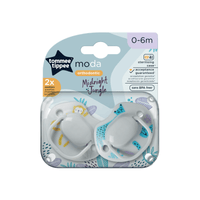 Tommee Tippee Moda Midnight Jungle Soothers 2 Pcs 0-6m / 333841