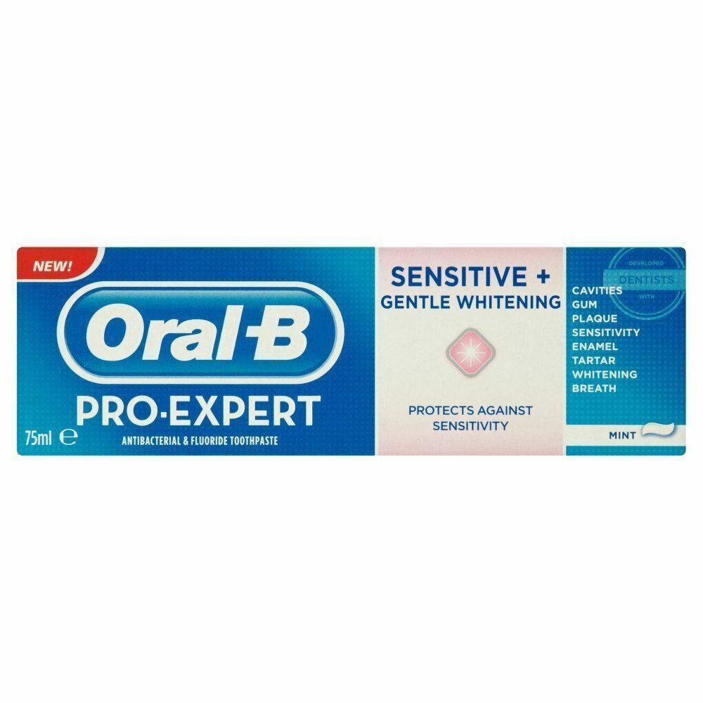 Oral-B Pro-Expert Toothpaste Sensitive + Gentle Whitening 75ml.
