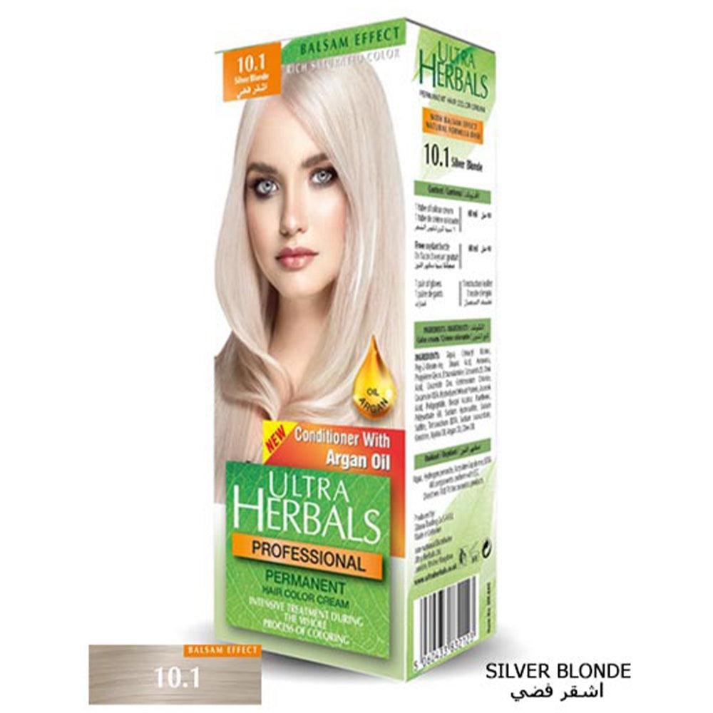 Ultra Herbals Professional Hair Color Cream 10.1 Sliver Blonde - Karout Online -Karout Online Shopping In lebanon - Karout Express Delivery 