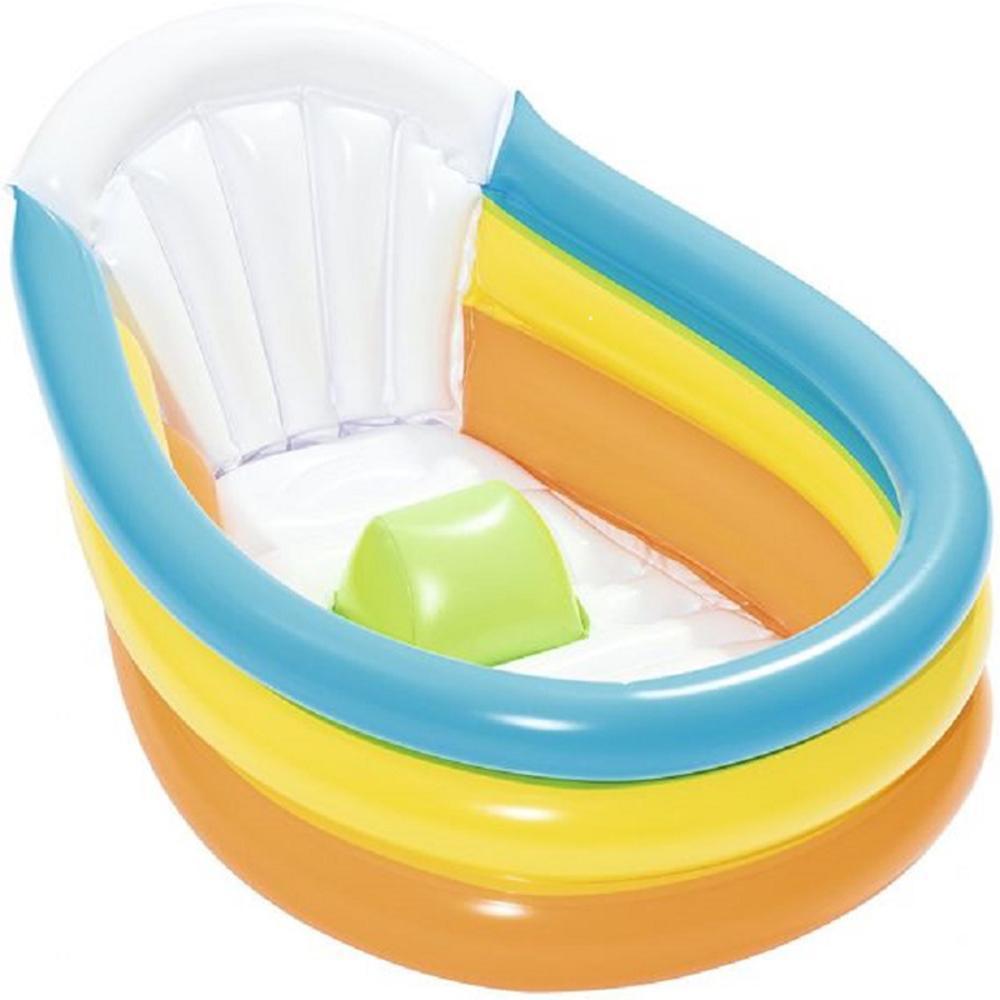 Bestway 51134 Inflatable Baby Shower Basin Bath Pools Tub For Multi-Colour Toys & Baby