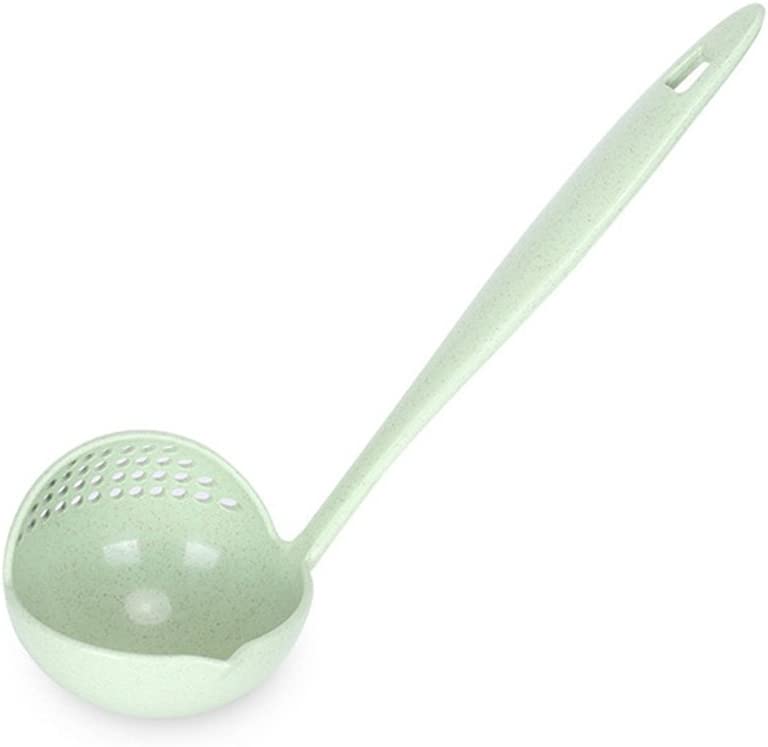 2 In 1 Kitchen Ladle Soup Pan Spoon with Filter Strainer