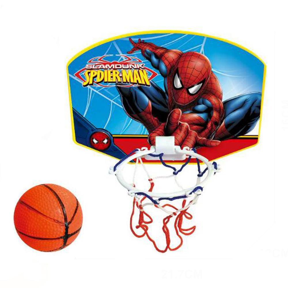 Plastic Spiderman Mini Basketball Backboard Set With Basket Ball Toys & Baby