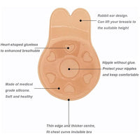 Invisible Push Up Bra- Pair - Karout Online -Karout Online Shopping In lebanon - Karout Express Delivery 