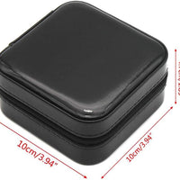 **NET**Portable Leather Travel Jewelry Box Jewelry Organizer / KC23-213 / 6920233814257
