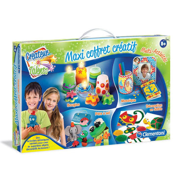 Clementoni Maxi Creative Box - French - Karout Online -Karout Online Shopping In lebanon - Karout Express Delivery 