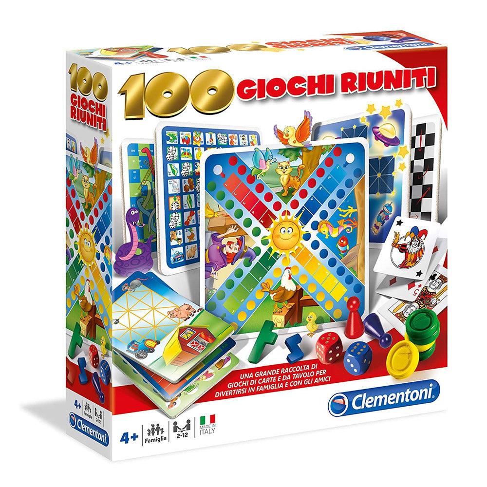 Clementoni 100 Gathered Games Board Game - Karout Online -Karout Online Shopping In lebanon - Karout Express Delivery 