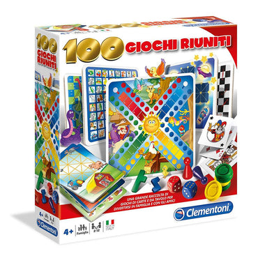 Clementoni 100 Gathered Games Board Game - Karout Online -Karout Online Shopping In lebanon - Karout Express Delivery 