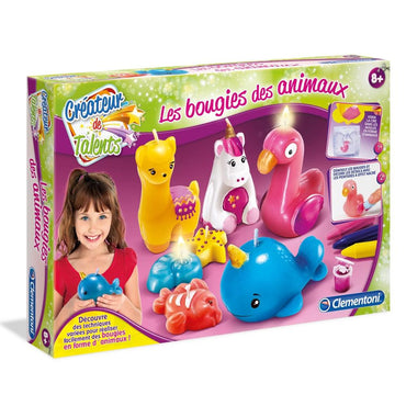 Clementoni Candles Trendy Animals - French - Karout Online -Karout Online Shopping In lebanon - Karout Express Delivery 