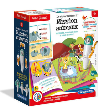 Clementoni Quiz Mission Animals - French - Karout Online -Karout Online Shopping In lebanon - Karout Express Delivery 