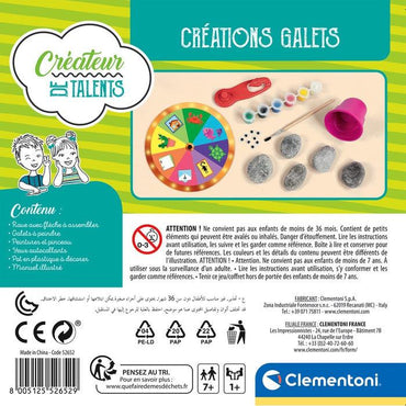 Clementoni Creations Talents, Galets - French - Karout Online -Karout Online Shopping In lebanon - Karout Express Delivery 