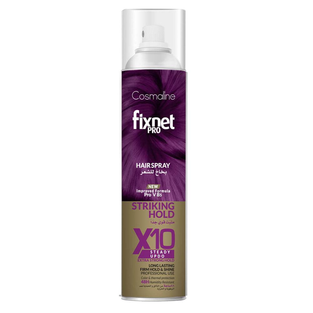 Cosmaline Fixnet Pro Extra Strong Hold Spray X 10 (500ml) / B0003461 - Karout Online -Karout Online Shopping In lebanon - Karout Express Delivery 