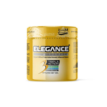 Elsada Elegance Triple Action Hair Gel / Honey 1000 ml - Karout Online -Karout Online Shopping In lebanon - Karout Express Delivery 