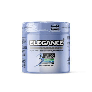 Elsada Elegance Triple Action Hair Gel / Navy Blue 500 ml - Karout Online -Karout Online Shopping In lebanon - Karout Express Delivery 