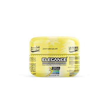 Elsada Elegance Triple Action Hair Gel 100 ml / Yellow - Karout Online -Karout Online Shopping In lebanon - Karout Express Delivery 