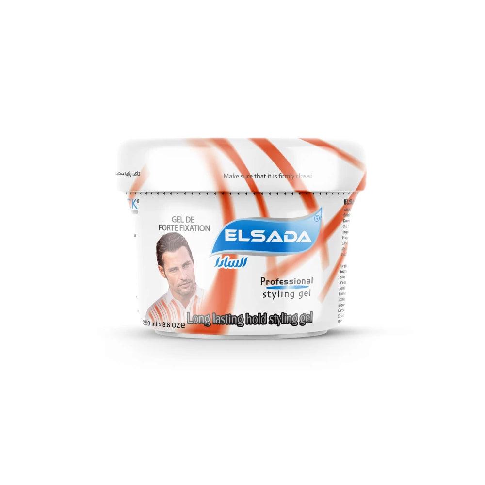 Elsada Professional Hair Styling Gel / Brown 250 ml - Karout Online -Karout Online Shopping In lebanon - Karout Express Delivery 
