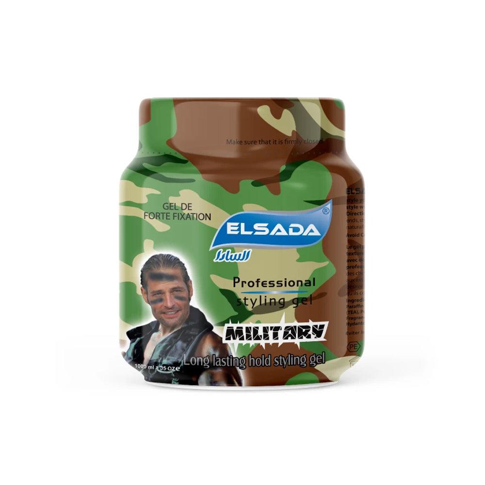 Elsada Professional Hair Styling Gel 1000 ml / Military - Karout Online -Karout Online Shopping In lebanon - Karout Express Delivery 