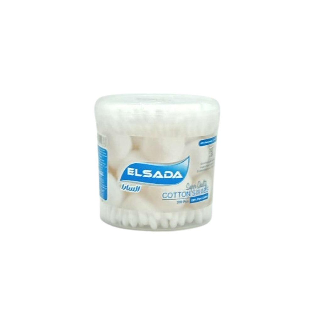 Elsada Round Cotton Ear Buds 200 Pcs - Karout Online -Karout Online Shopping In lebanon - Karout Express Delivery 