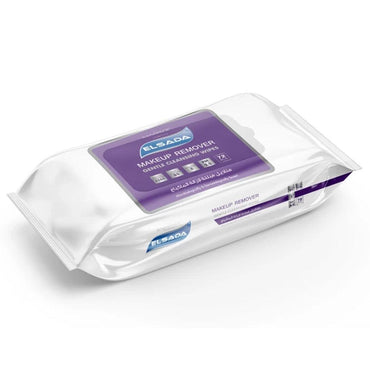 Elegance Make Up Remover Wet Wipes - White 72 Pcs - Karout Online -Karout Online Shopping In lebanon - Karout Express Delivery 