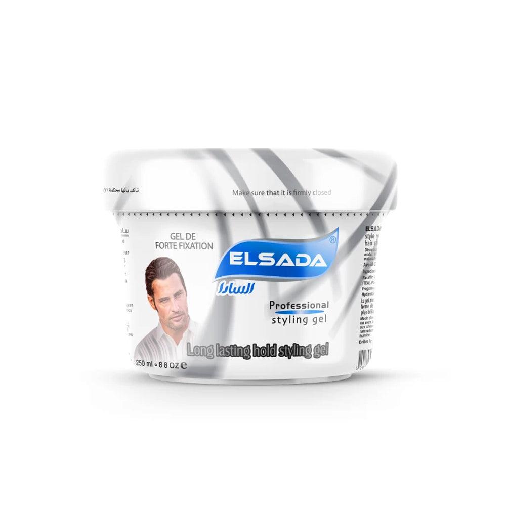 Elsada Professional Hair Styling Gel / White 250 ml - Karout Online -Karout Online Shopping In lebanon - Karout Express Delivery 